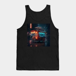 Cart Ramen - Cyberpunk Cityscape Tank Top